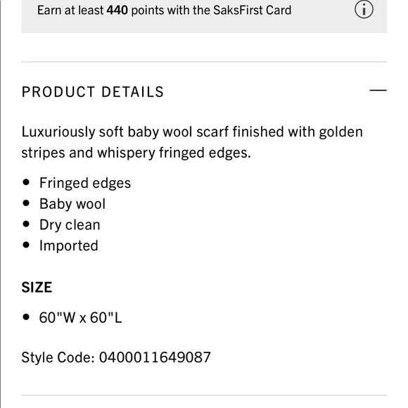 Bindya Metallic Striped Wool Scarf - Picture 4 of 6